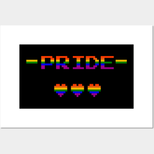 8-Bit Pride Posters and Art